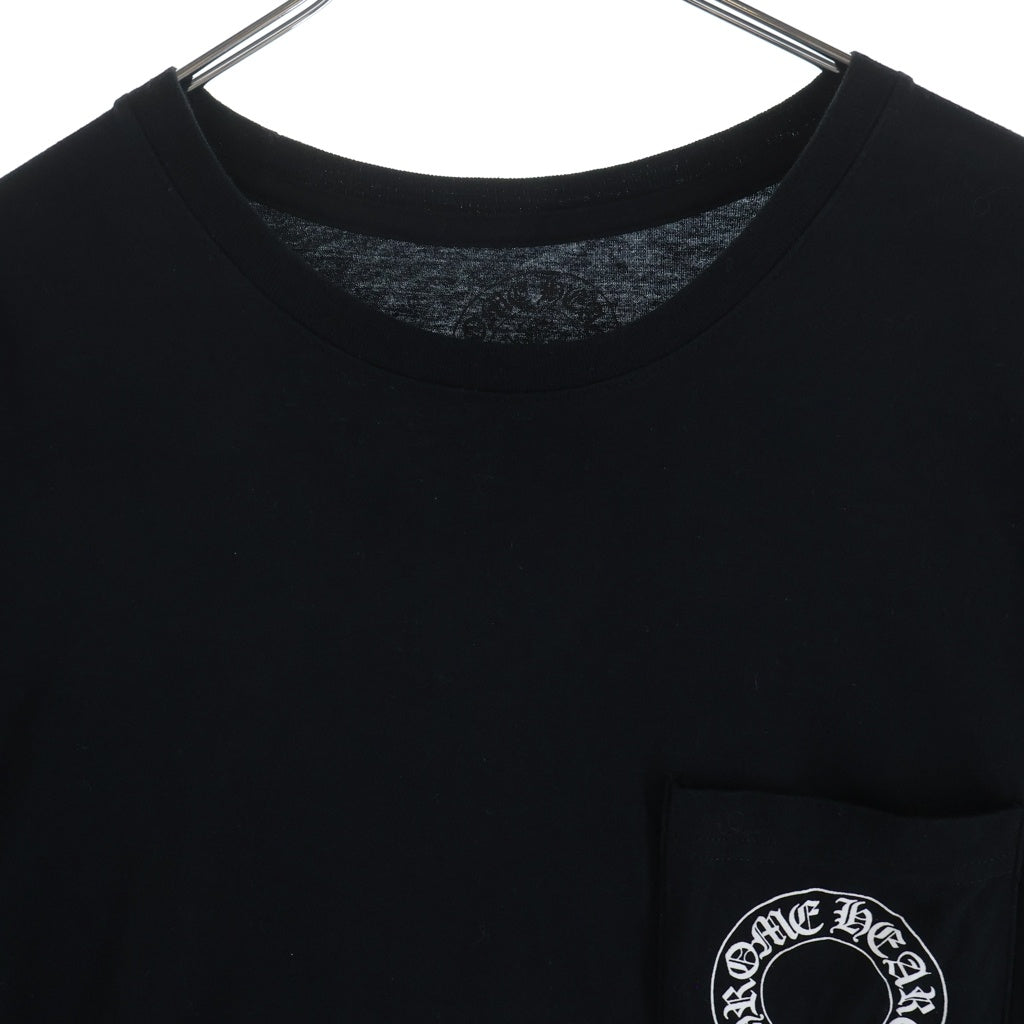 CHROME HEARTS(クロムハーツ) MADE IN HOLLYWOOD CALIFORNIA ロゴ ハリウッド カルフォルニア 半袖Tシャツ カットソー ブラック