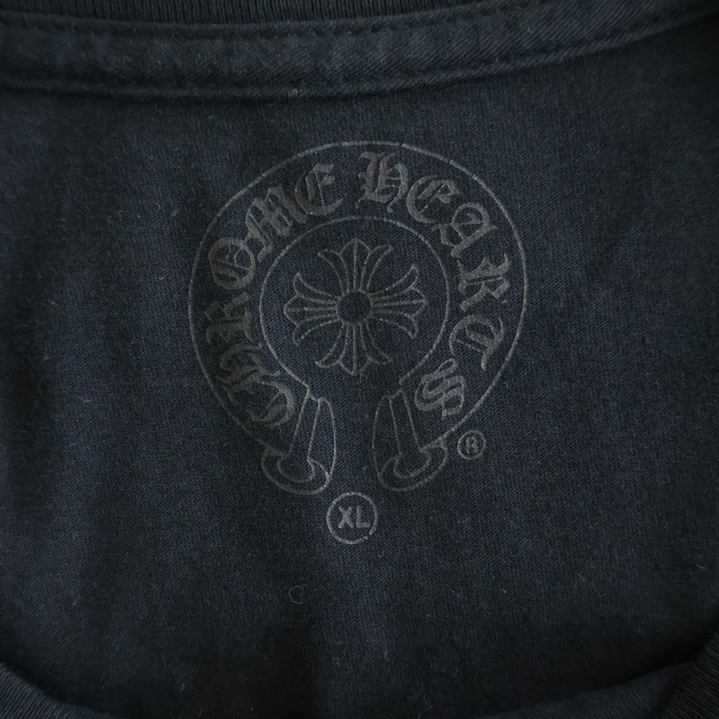 CHROME HEARTS(クロムハーツ) MADE IN HOLLYWOOD CALIFORNIA ロゴ ハリウッド カルフォルニア 半袖Tシャツ カットソー ブラック