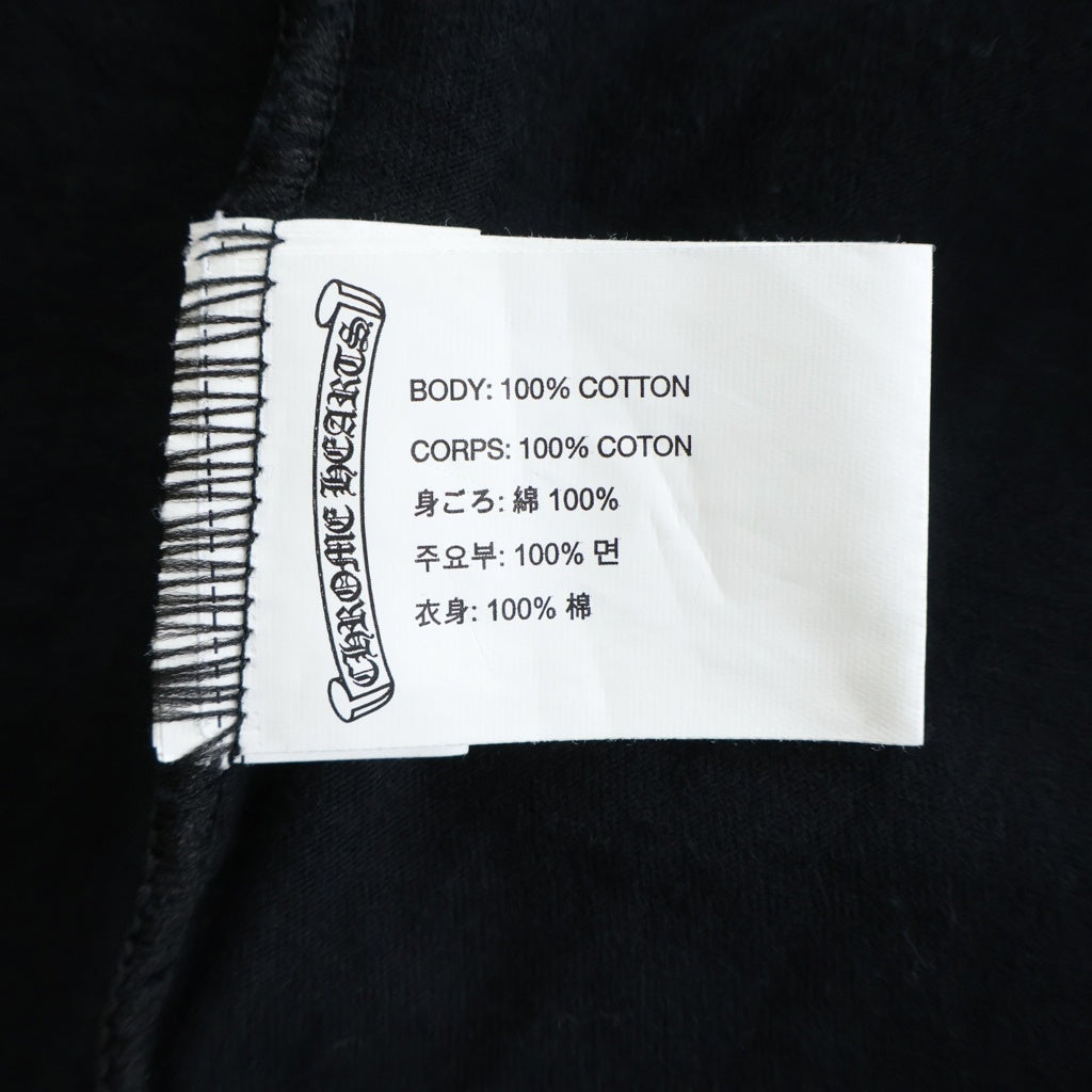 CHROME HEARTS(クロムハーツ) MADE IN HOLLYWOOD CALIFORNIA ロゴ ハリウッド カルフォルニア 半袖Tシャツ カットソー ブラック