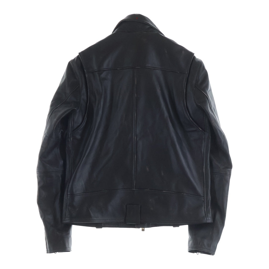 NO BRAND(ノーブランド) Sammy サミー 20着限定 50周年記念 パチンコ パチスロ 北斗の拳 レザー ダブルライダース ジャケット ブラウン