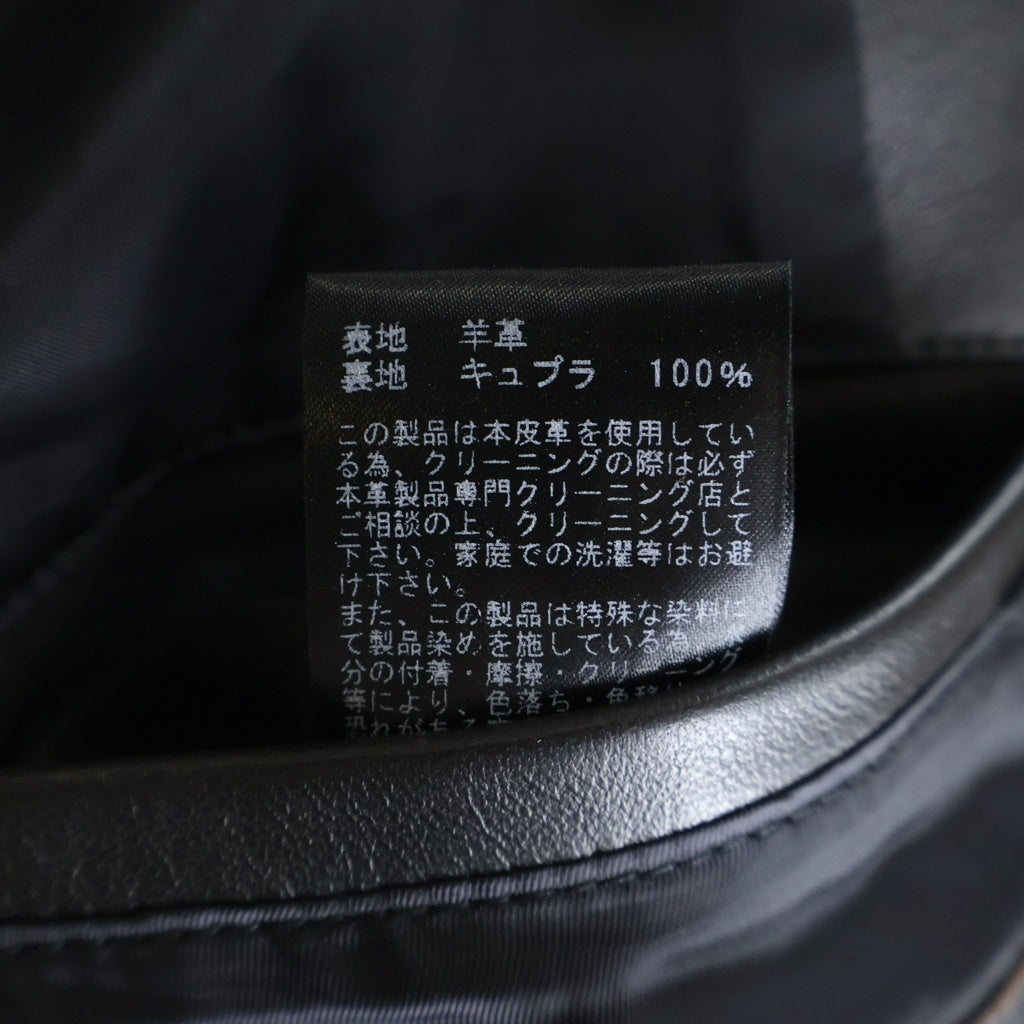 NO BRAND(ノーブランド) Sammy サミー 20着限定 50周年記念 パチンコ パチスロ 北斗の拳 レザー ダブルライダース ジャケット ブラウン