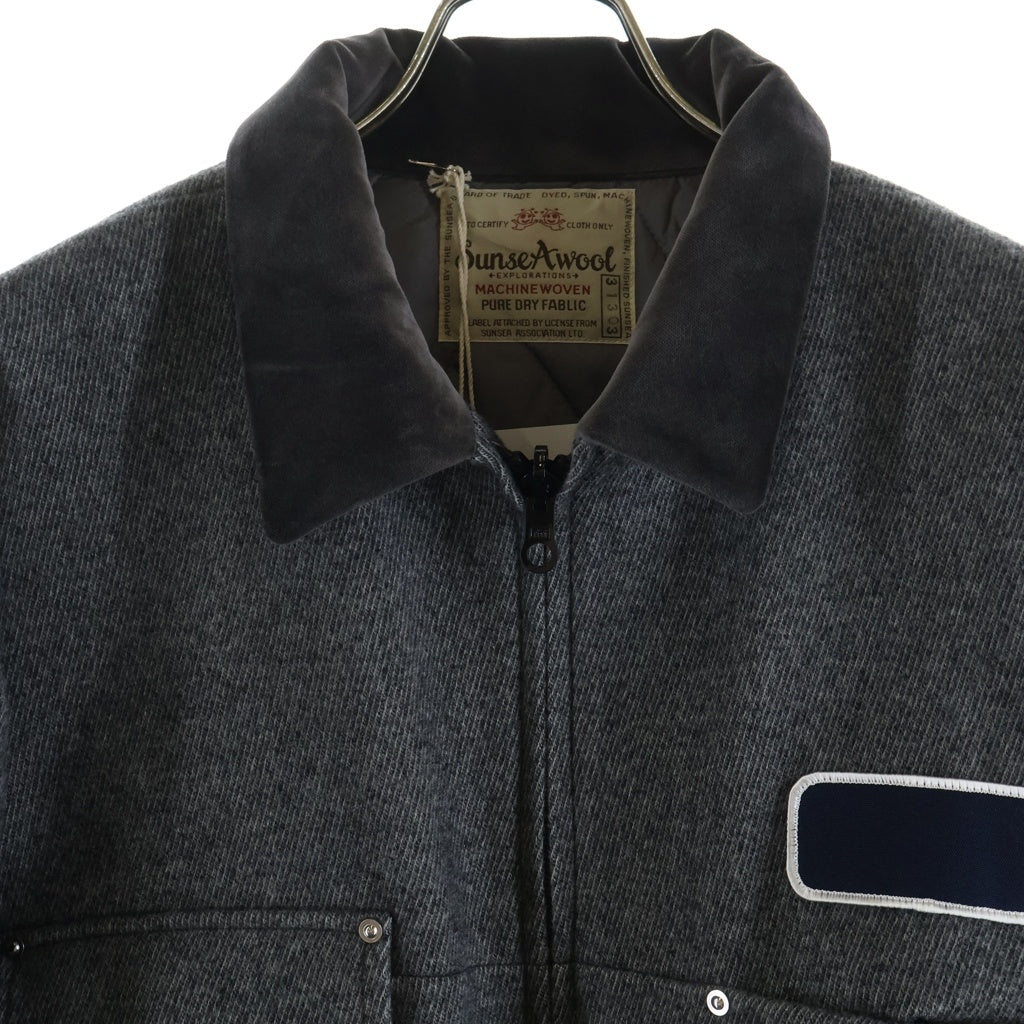 SUNSEA(サンシー) RAKUDA DETROIT JACKET ラクダ デトロイト アジャスター付きジャケット ブルゾン グレー SUNSEA3130