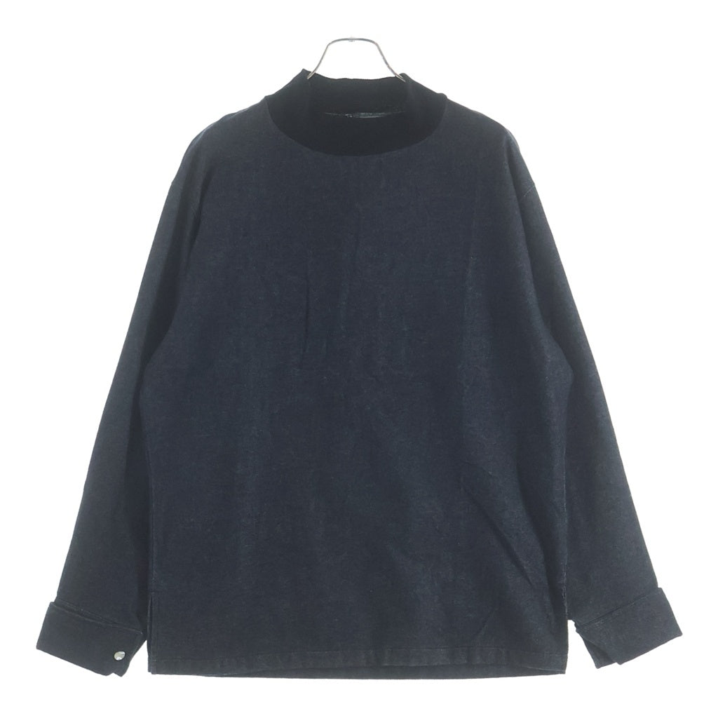 m's braque(エムズ ブラック) TURTLENECK FRENCH CUFFS SHIRT タートルネックフレンチ カフスシャツ セーター ブラック 252907