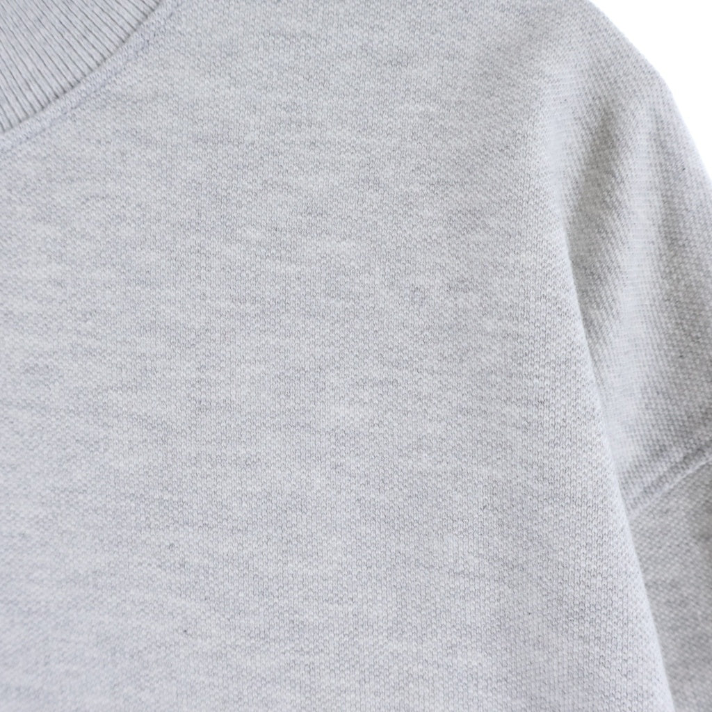 Acne Studios(アクネ ストゥディオズ) コットン 3D ロゴエンブロイダリー コットン 長袖Tシャツ カットソー グレー CL0369