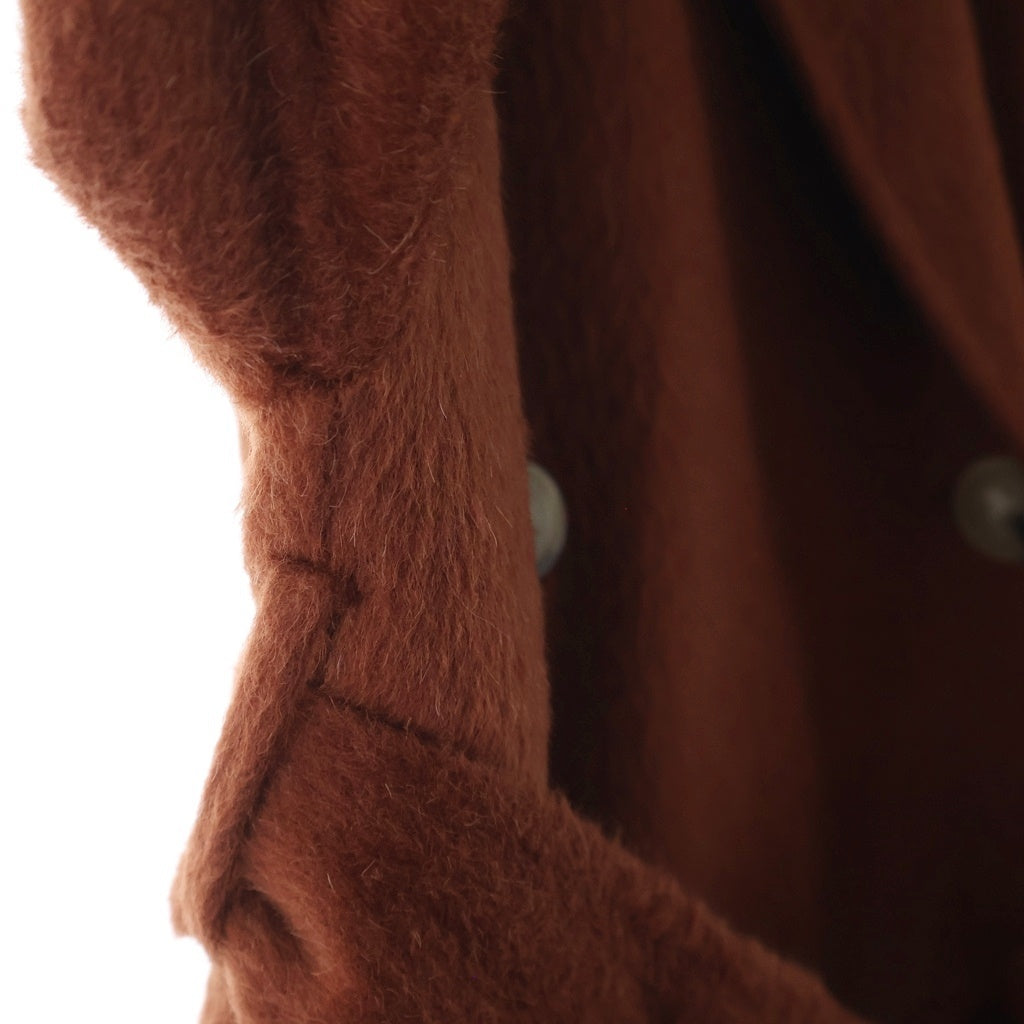 Acne Studios(アクネ ストゥディオズ) OWANNE DOUBLE オワンヌ ウール 4B ダブル ベルテッド ロングコート ジャケット オレンジ A90312
