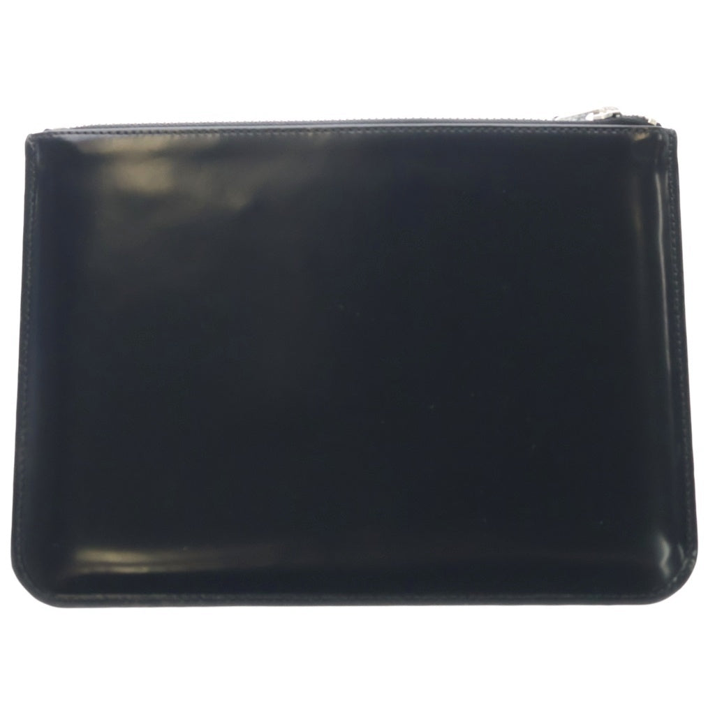 COMME des GARCONS(コムデギャルソン) MIRROR INSIDE ミラーインサイド クラッチ セカンドバッグ ケース ポーチ レザー ブラック SA5100MI レディース