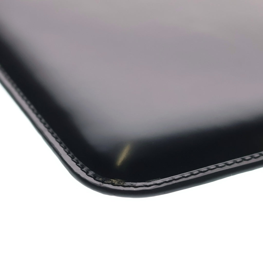 COMME des GARCONS(コムデギャルソン) MIRROR INSIDE ミラーインサイド クラッチ セカンドバッグ ケース ポーチ レザー ブラック SA5100MI レディース