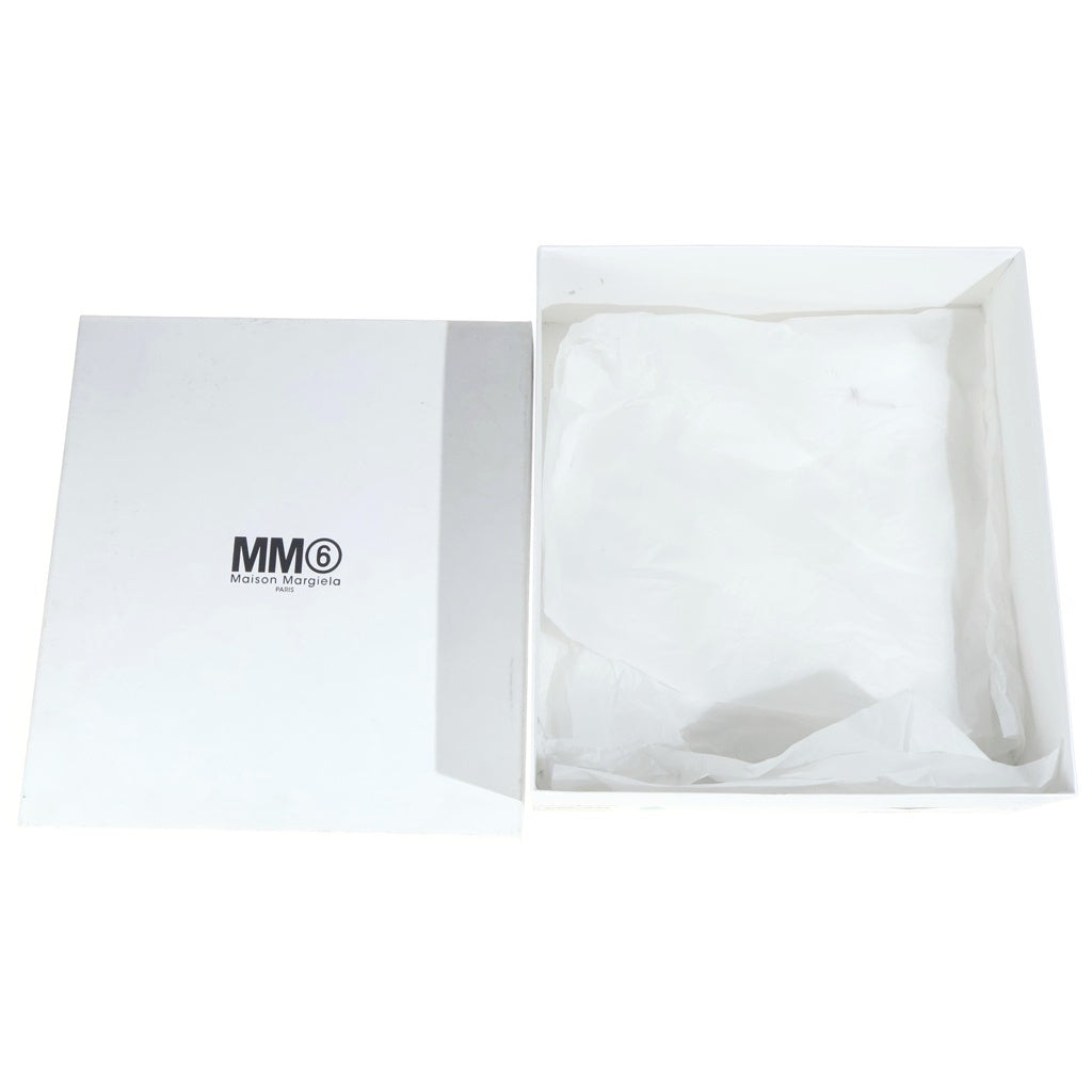 MM6 Maison Margiela(エムエムシックスメゾンマルジェラ) 18AW ヒールレザーストレッチ アンクルブーツ レディース ブラック S40WU0169