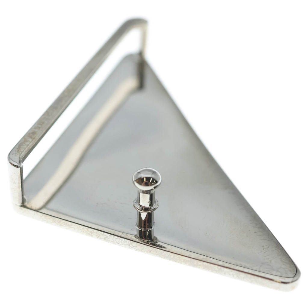 PRADA(プラダ) TRIANGLE LOGO METAL BELT BUCKLE トライアングルロゴ メタルベルトバックル グリーン 2CF014 レディース