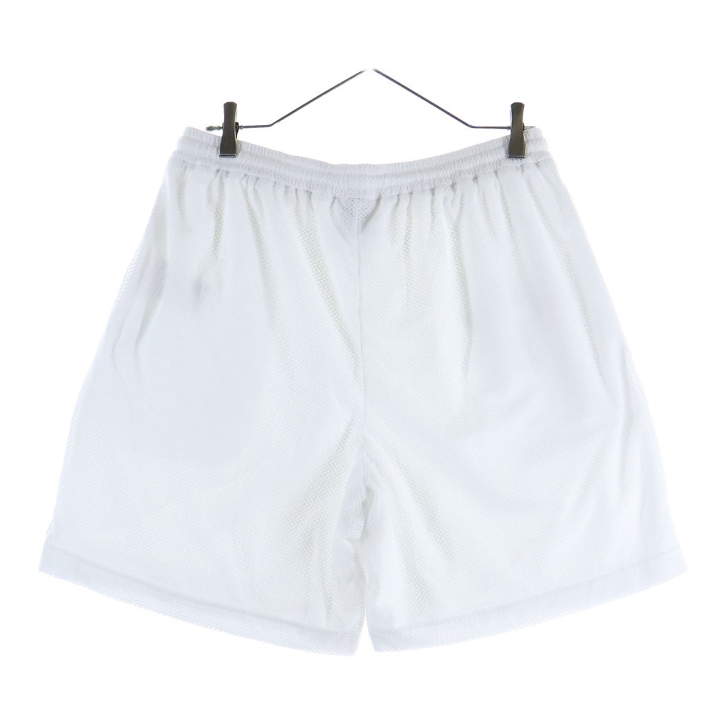 WTAPS(ダブルタップス) 25SS WUS SHORTS POLY ロゴプリント メッシューショーツ ハーフパンツ ホワイト 251ATDT-CSM28