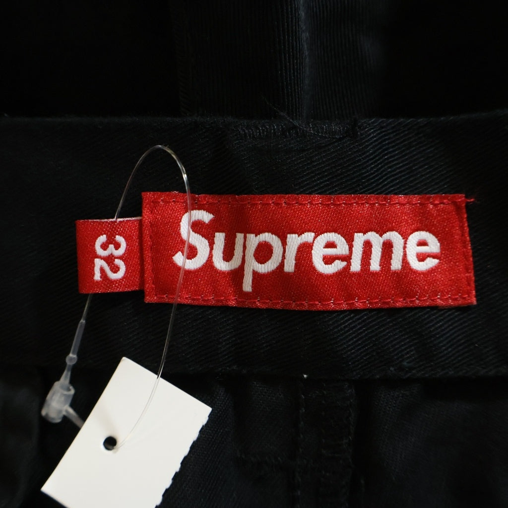 SUPREME(シュプリーム) 25SS Work Short ジップフライ 裾カットオフ ワークショーツ ハーフパンツ ブラック