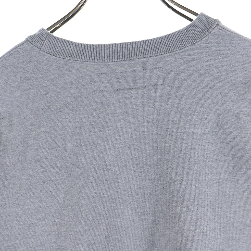 NEIGHBORHOOD(ネイバーフッド) 25AW CLASSIC SWEAT SHIRT LS クラシック フロントロゴプリント クルーネックスウェットトレーナー グレー 252UWNH-CSM01