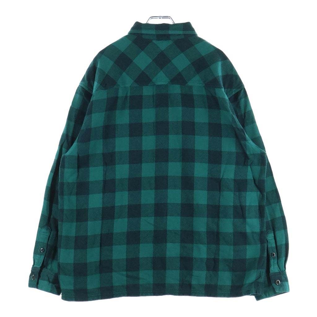 NEIGHBORHOOD(ネイバーフッド) 26SS GARMENT DYED BLOCK CHECK SHIRT LS ガーメントダイ ブロックチェック 長袖コットンシャツ グリーン 261AQNH-SHM03