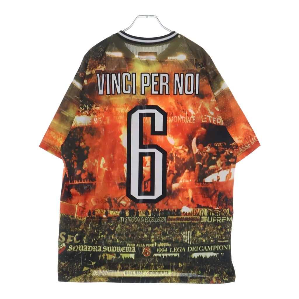 SUPREME(シュプリーム) 25SS Vinci Per Noi Soccer Jersey ヴィンチペルノイ サッカージャージ 半袖ゲームシャツ オレンジ