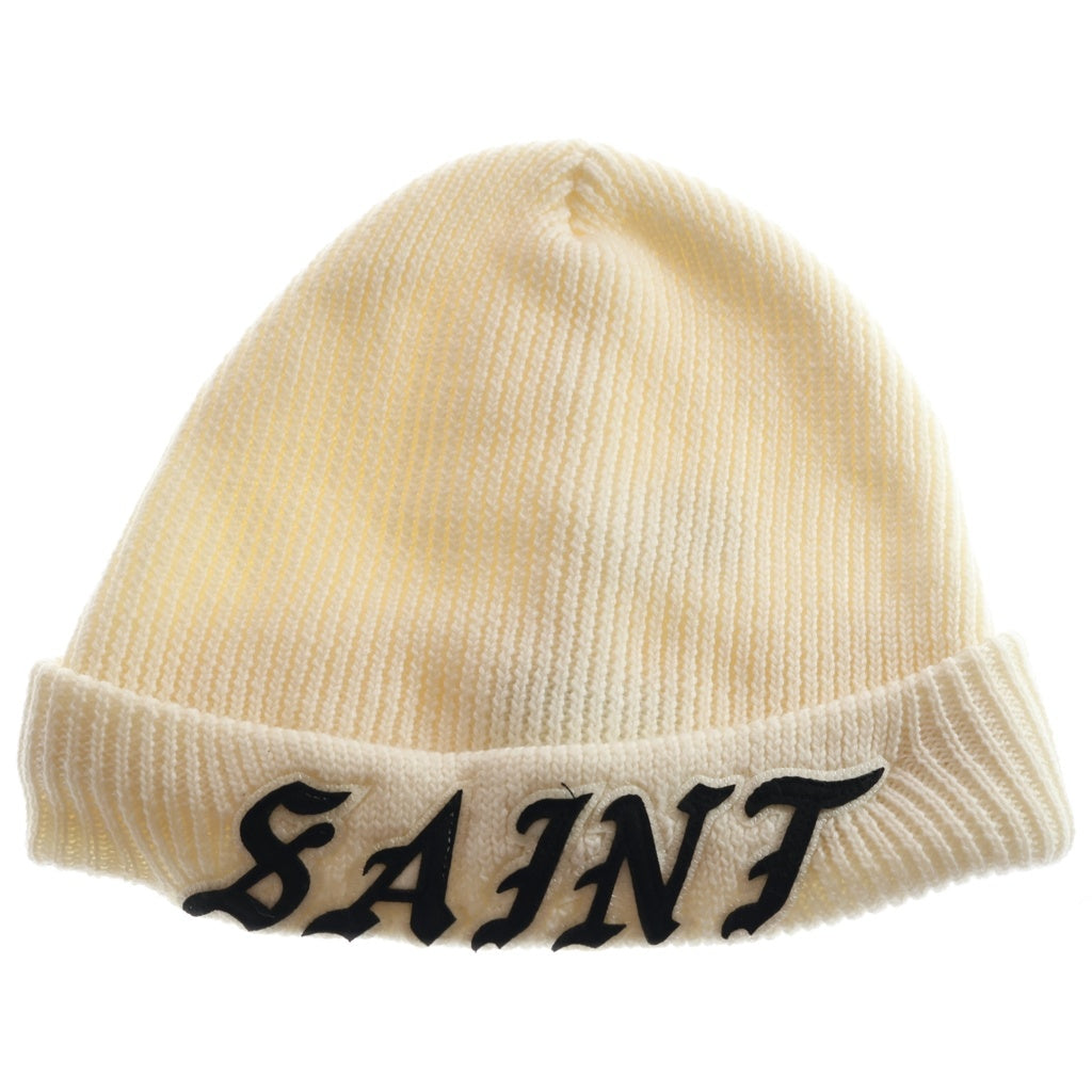 SAINT MICHAEL(セントマイケル) 26SS KNIT CAP エンブロイダリーロゴ