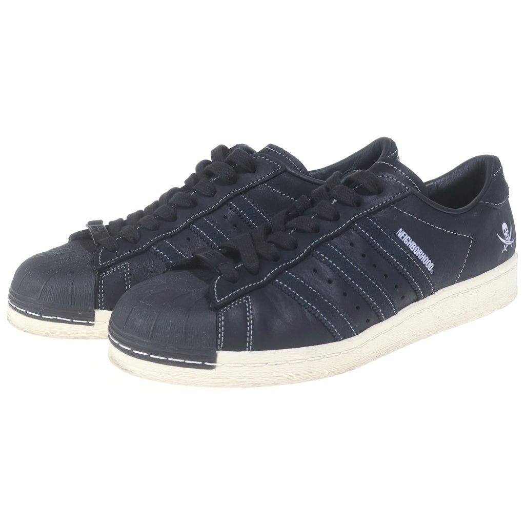 adidas(アディダス) ×NEIGHBORHOOD SUPERSTAR N 2005 ネイバーフッド スーパースター ローカットスニーカー ブラック US9/27cm ID8650