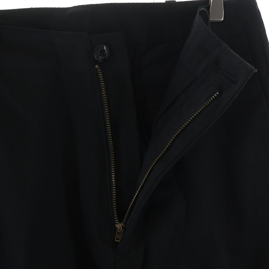SEQUEL(シークエル) 25AW CHINO PANTS TYPE-F ジップフライ チノ ワークパンツ ブラック SQ-25AW-PT-02