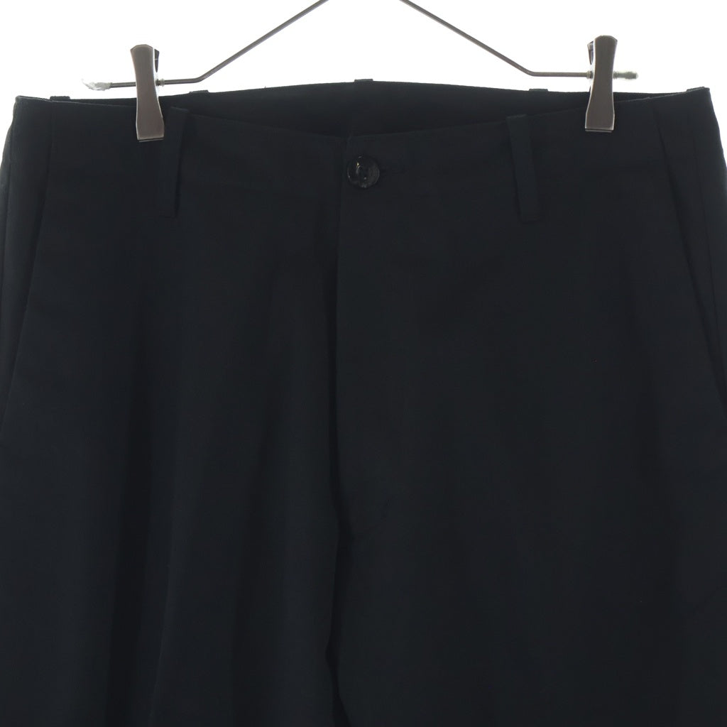 SEQUEL(シークエル) 25AW CHINO PANTS TYPE-F ジップフライ チノ ワークパンツ ブラック SQ-25AW-PT-02