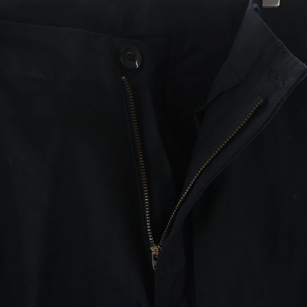 SEQUEL(シークエル) 25AW CHINO PANTS TYPE-XF ジップフライ チノ ワークパンツ ブラック SQ-25AW-PT-10