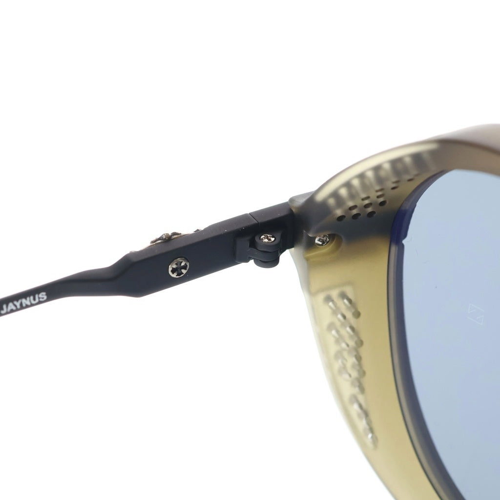 CHROME HEARTS(クロムハーツ) HUGH JAYNUS ヒュー ジェイナス ダブルブリッジ CHクロステンプル ティアドロップ サングラス メガネ ブラウン/ブラック