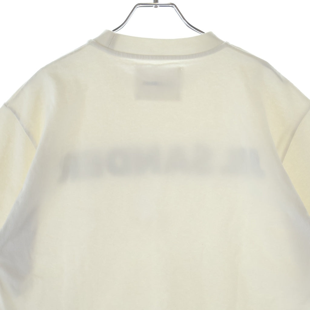JIL SANDER(ジルサンダー) ロゴプリント クルーネックTシャツ 半袖 カットソー レディース ホワイト JSPS707050 WS248708