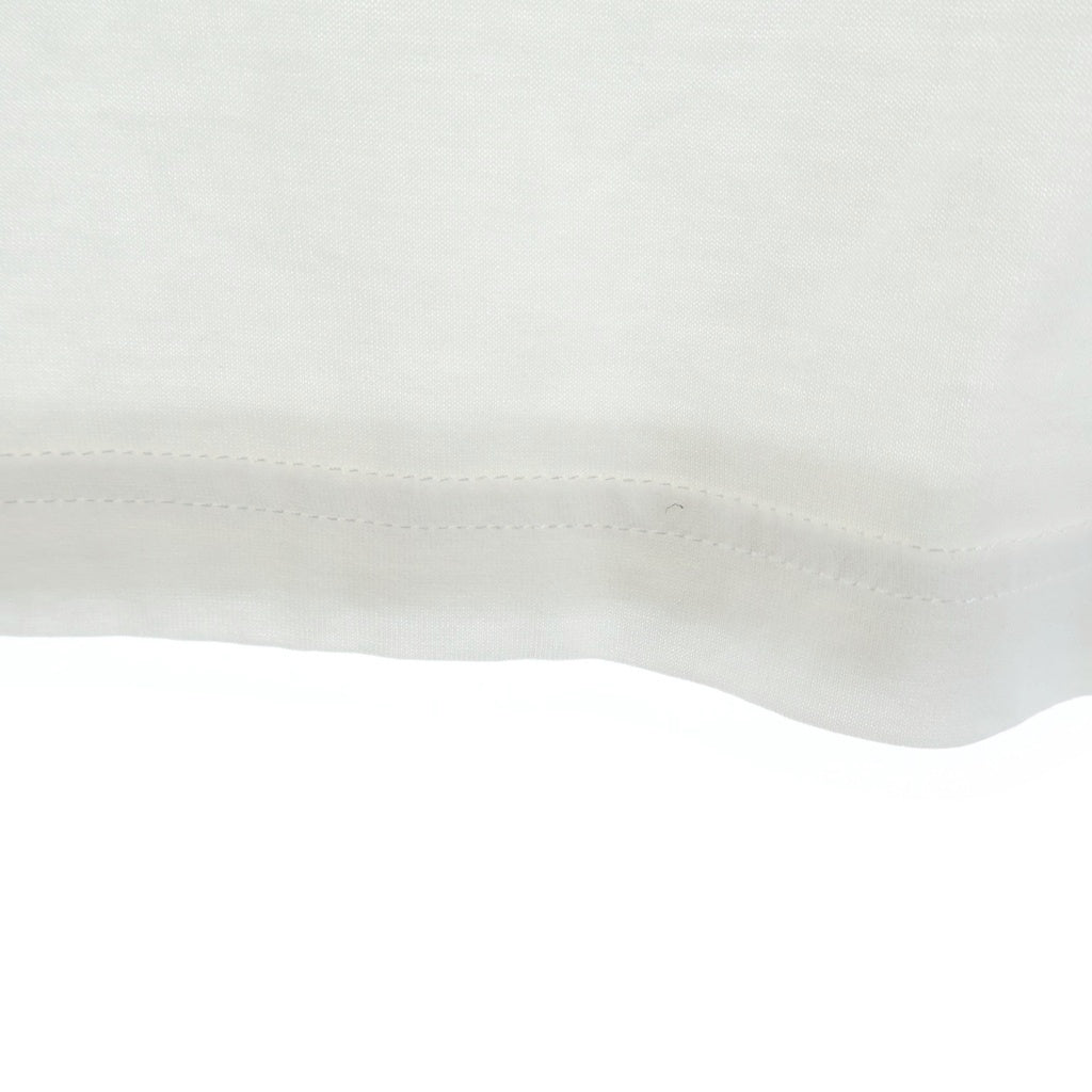 MONCLER(モンクレール) 18SS MAGLIA T-SHIRT マグリア 袖ロゴエンブロイダリー トリコロール クルーネック 半袖Tシャツ カットソー ホワイト D10918028300 8390Y