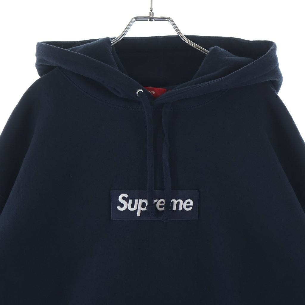 SUPREME(シュプリーム) 25AW Box Logo Hooded Sweatshirt ボックスロゴ フーディ プルオーバー スウェット パーカー ネイビー