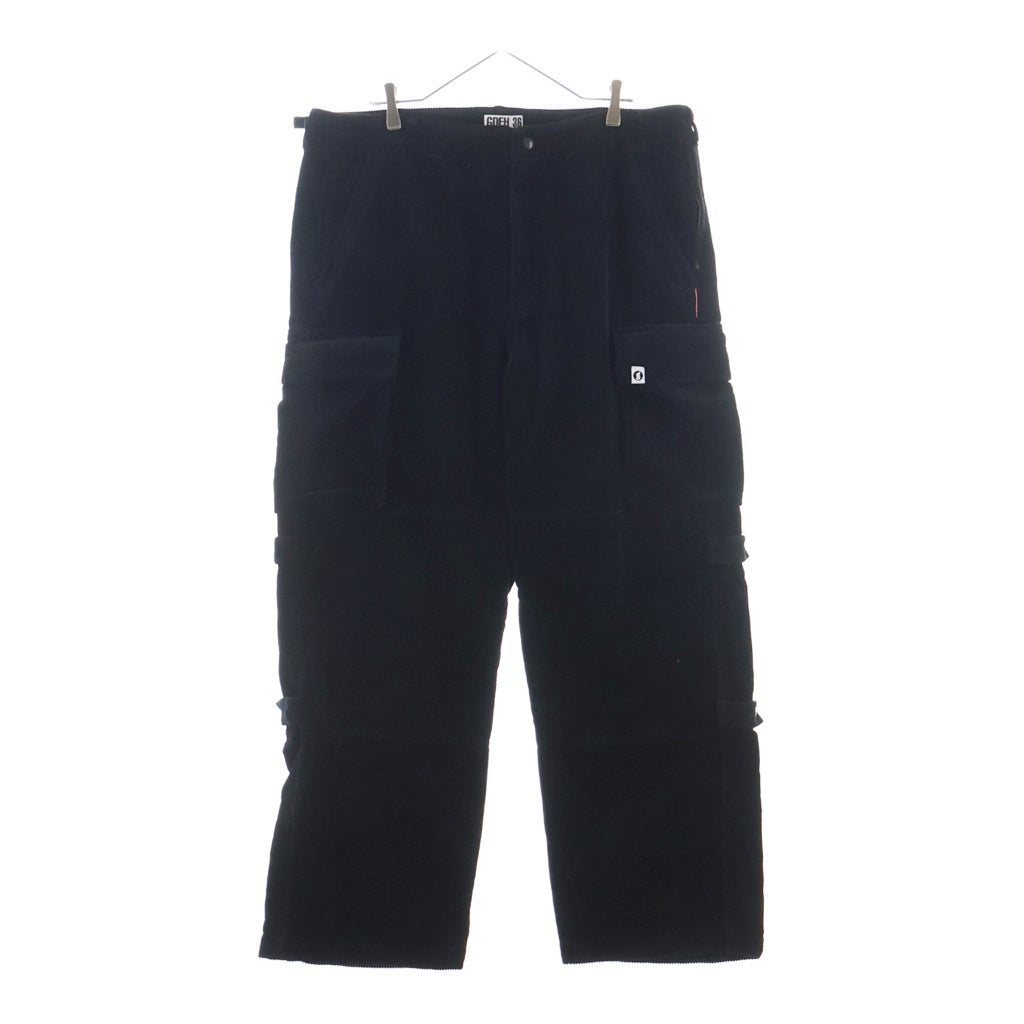 SUPREME(シュプリーム) 25SS ×GOODENOUGH Corduroy Military Pant グッドイナフ コーデュロイ ロゴ エンブロイダリー ミリタリーパンツ ブラック 94274A