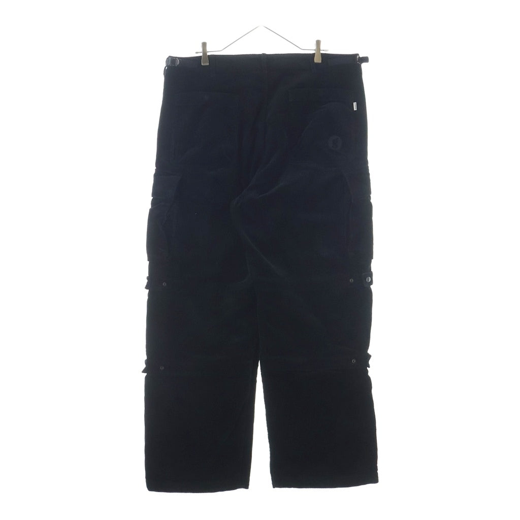 SUPREME(シュプリーム) 25SS ×GOODENOUGH Corduroy Military Pant グッドイナフ コーデュロイ ロゴ エンブロイダリー ミリタリーパンツ ブラック 94274A