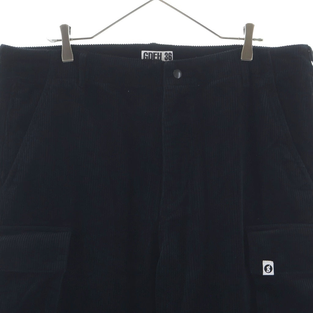 SUPREME(シュプリーム) 25SS ×GOODENOUGH Corduroy Military Pant グッドイナフ コーデュロイ ロゴ エンブロイダリー ミリタリーパンツ ブラック 94274A