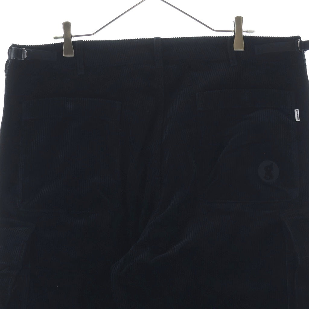 SUPREME(シュプリーム) 25SS ×GOODENOUGH Corduroy Military Pant グッドイナフ コーデュロイ ロゴ エンブロイダリー ミリタリーパンツ ブラック 94274A