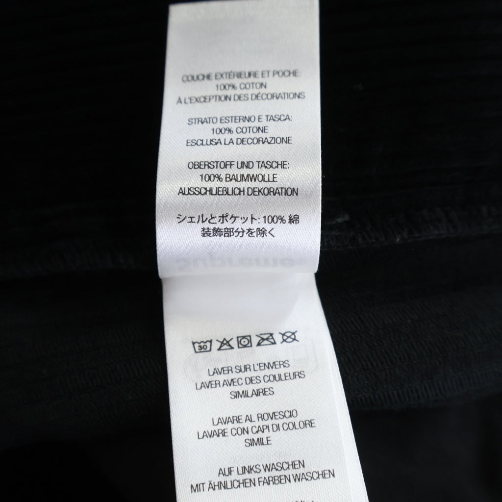 SUPREME(シュプリーム) 25SS ×GOODENOUGH Corduroy Military Pant グッドイナフ コーデュロイ ロゴ エンブロイダリー ミリタリーパンツ ブラック 94274A