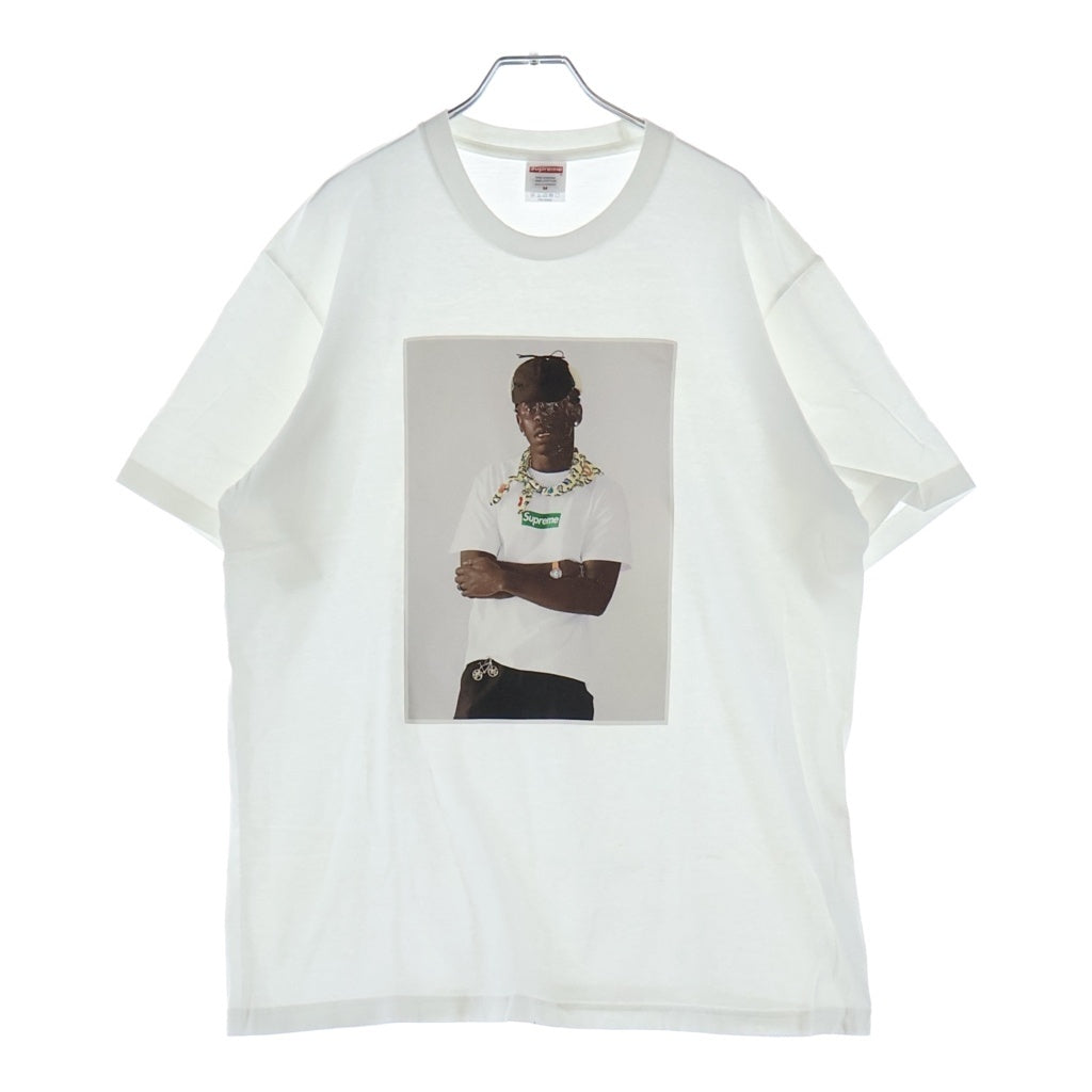 SUPREME(シュプリーム) 24AW Tyler The Creator Tee タイラーザクリエイター フォトプリント クルーネック半袖Tシャツ カットソー ホワイト
