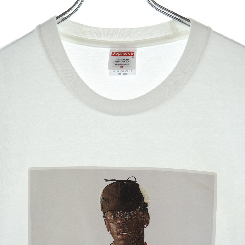 SUPREME(シュプリーム) 24AW Tyler The Creator Tee タイラーザクリエイター フォトプリント クルーネック半袖Tシャツ カットソー ホワイト
