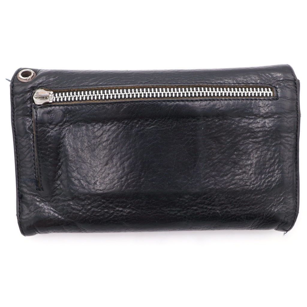 CHROME HEARTS(クロムハーツ) WAVE ウェーブ レザーウォレット 財布 ブラック