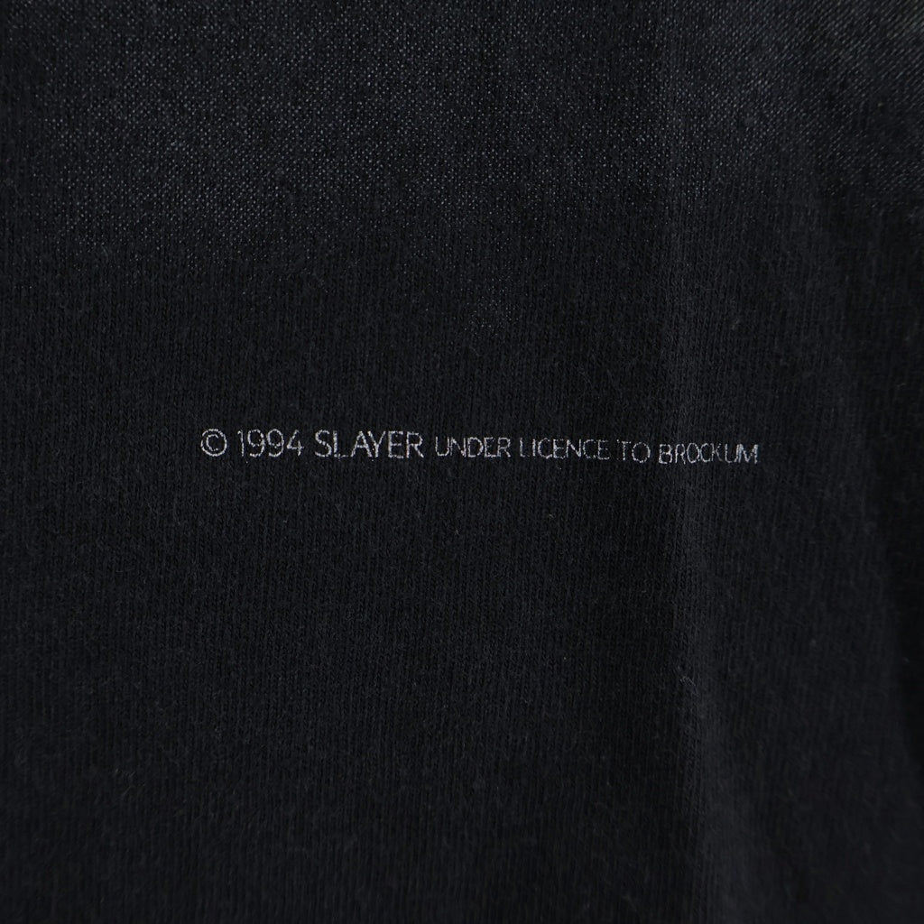 VINTAGE(ヴィンテージ) 90s VINTAGE SLAYER TOUR 1995 TEE ヴィンテージ スレイヤー 両面プリント Tシャツ 半袖カットソー ブラック