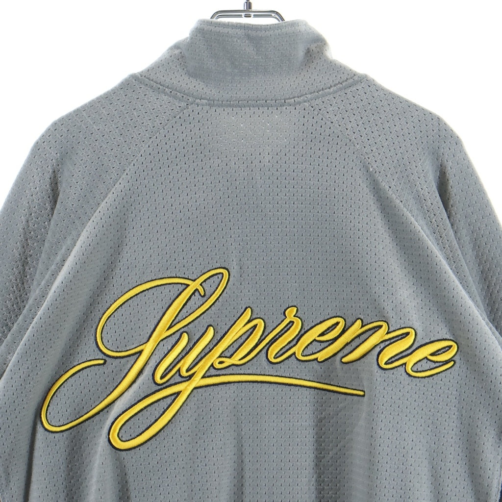 SUPREME(シュプリーム) 26SS VELOUR MESH TRACK JACKET ベロアメッシュ トラックジャケット グレー
