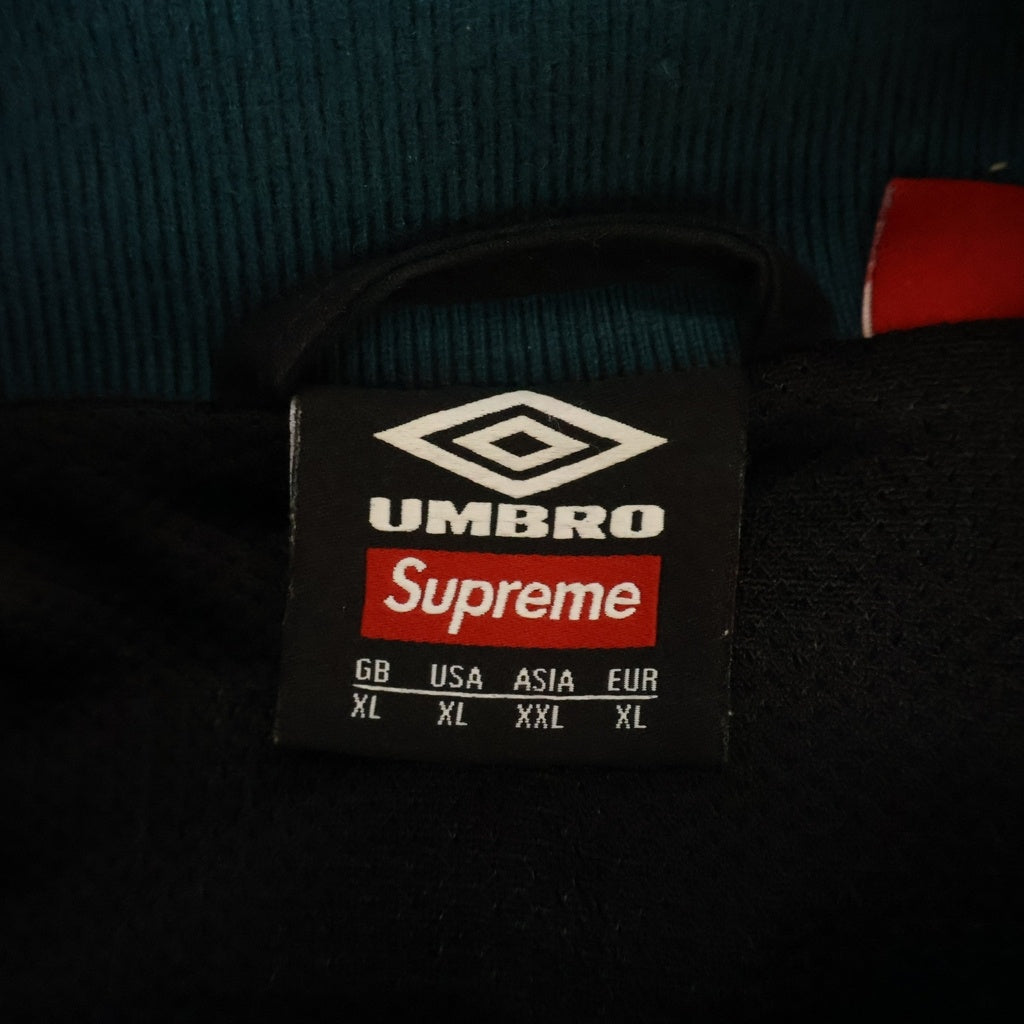 SUPREME(シュプリーム) 23AW ×Umbro Cotton Ripstop Track Jacket アンブロ コットンリップストップトラックジャケット ブラック