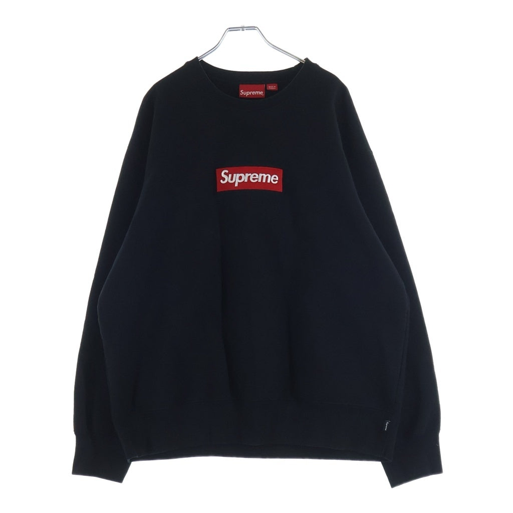 SUPREME(シュプリーム) 22AW Box Logo Crewneck Sweatshirt ボックスロゴ クルーネックプルオーバースウェットシャツ トレーナー ブラック