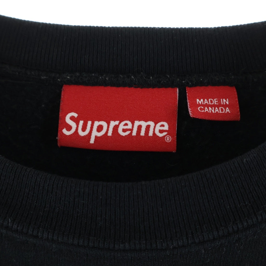 SUPREME(シュプリーム) 22AW Box Logo Crewneck Sweatshirt ボックスロゴ クルーネックプルオーバースウェットシャツ トレーナー ブラック