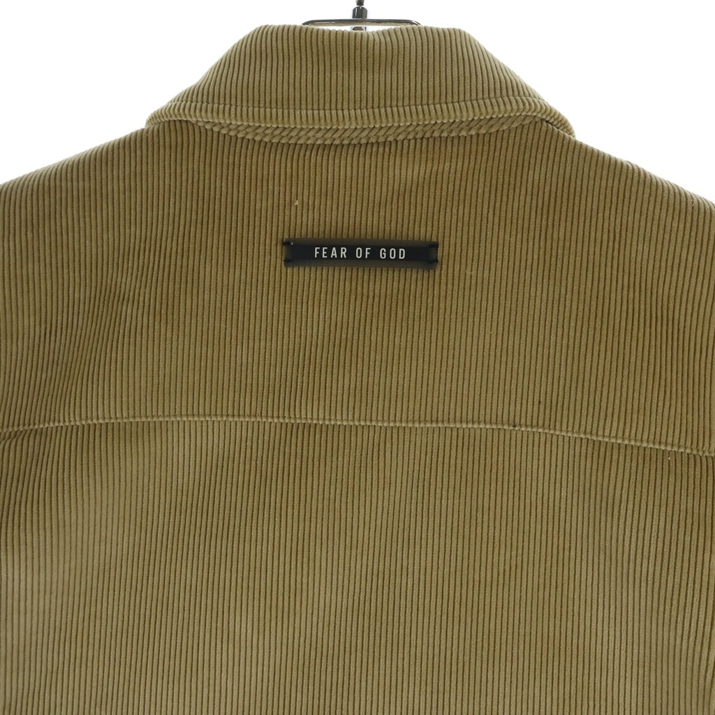 FEAR OF GOD(フィアオブゴッド) SIXTH COLLECTION COLLECTION CORDUROY VEST シックスコレクション スナップボタン コーデュロイベスト ブラウン 6H19-6036