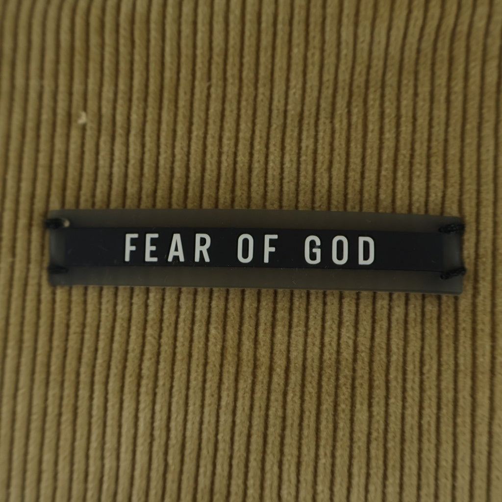 FEAR OF GOD(フィアオブゴッド) SIXTH COLLECTION COLLECTION CORDUROY VEST シックスコレクション スナップボタン コーデュロイベスト ブラウン 6H19-6036