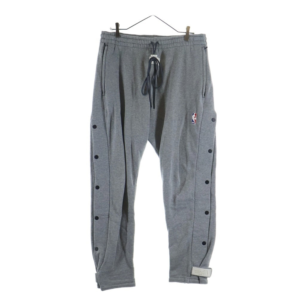 FEAR OF GOD フィアオブゴッド 18AW ×NIKE ×NBA Tear Away Pant ナイキ エヌビーエー ティアーアウェイ ドローストリング スウェットパンツ グレー AR0628-063 FEAR OF GOD(フィアオブゴッド) 18AW ×NIKE ×NBA Tear Away Pant