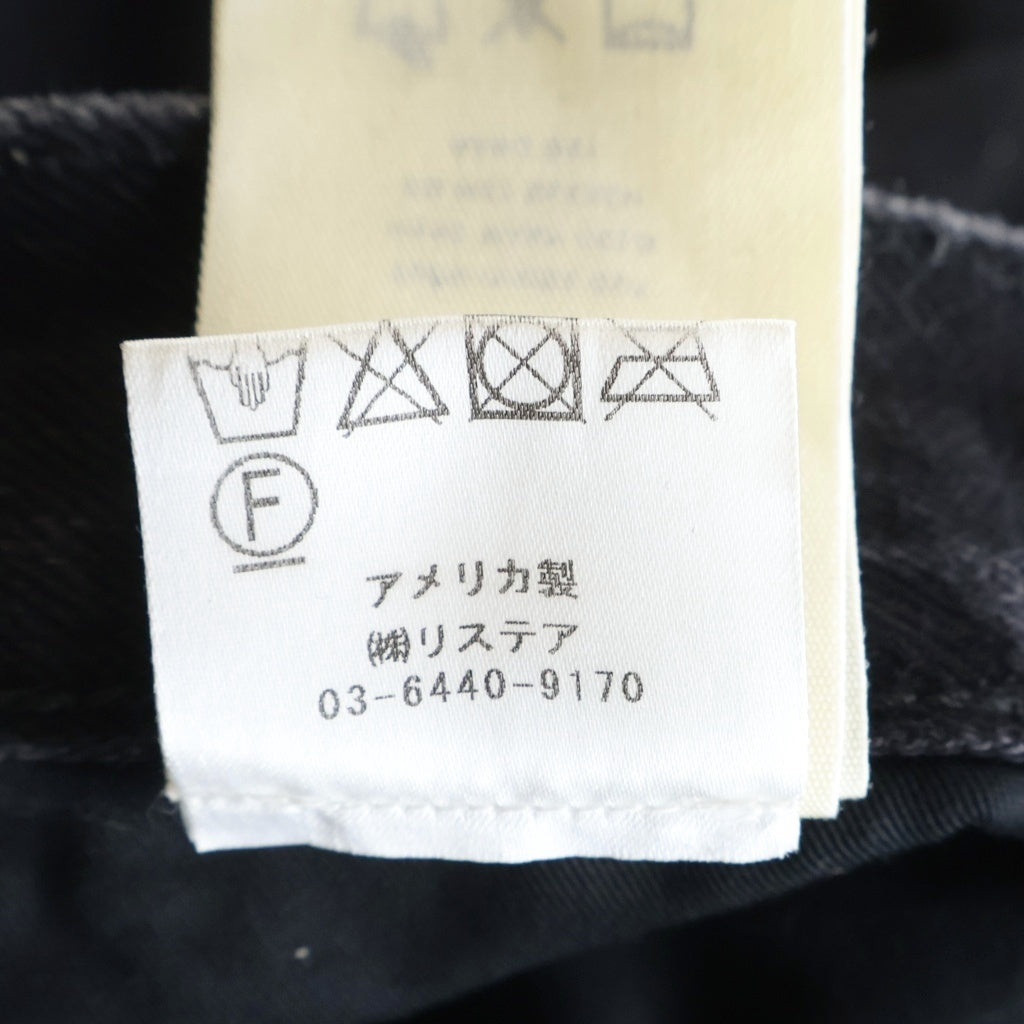 FEAR OF GOD(フィアオブゴッド) Bleach Selvedge Romper Denim ブリーチ セルビッジロンパー スキニーデニムパンツ ブラック 5C-17-SDVJ
