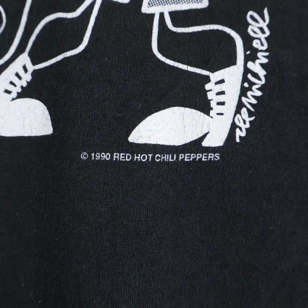 VINTAGE(ヴィンテージ) 90S VINTAGE RED HOT CHILI PEPPERS PICASSO 1990 GIANT ヴィンテージ レッドホットチリペッパーズ ピカソ 両面プリントTシャツ 半袖クルーネックカットソー