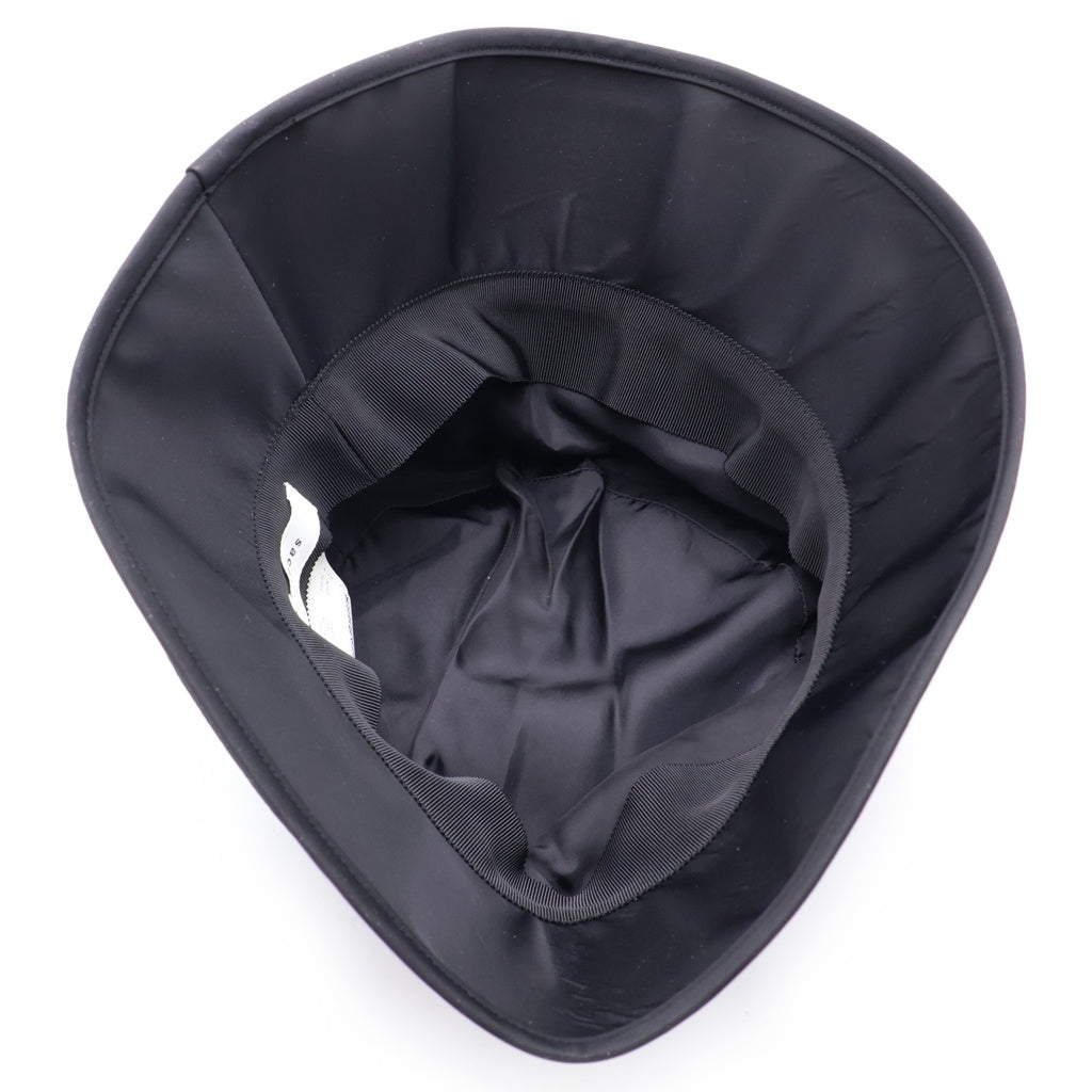 Sacai(サカイ) 23SS NYLON TWILL DOUBLE BRIM HAT ナイロンツイル ダブルブリム バケットハット 帽子 ブラック 23-559S