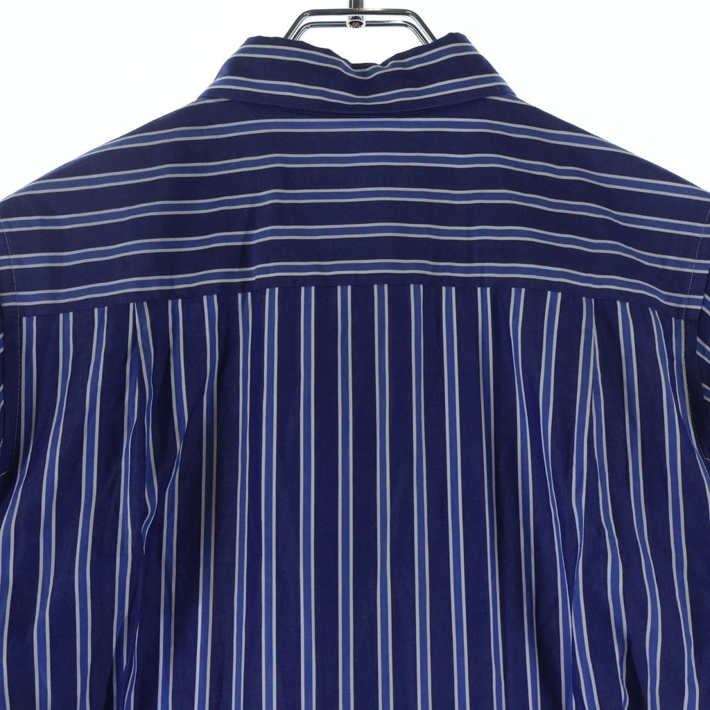 Sacai(サカイ) 21SS COTTON STRIPE DRESS コットンストライプドレスシャツ ワンピース ブルー 21-05569 レディース