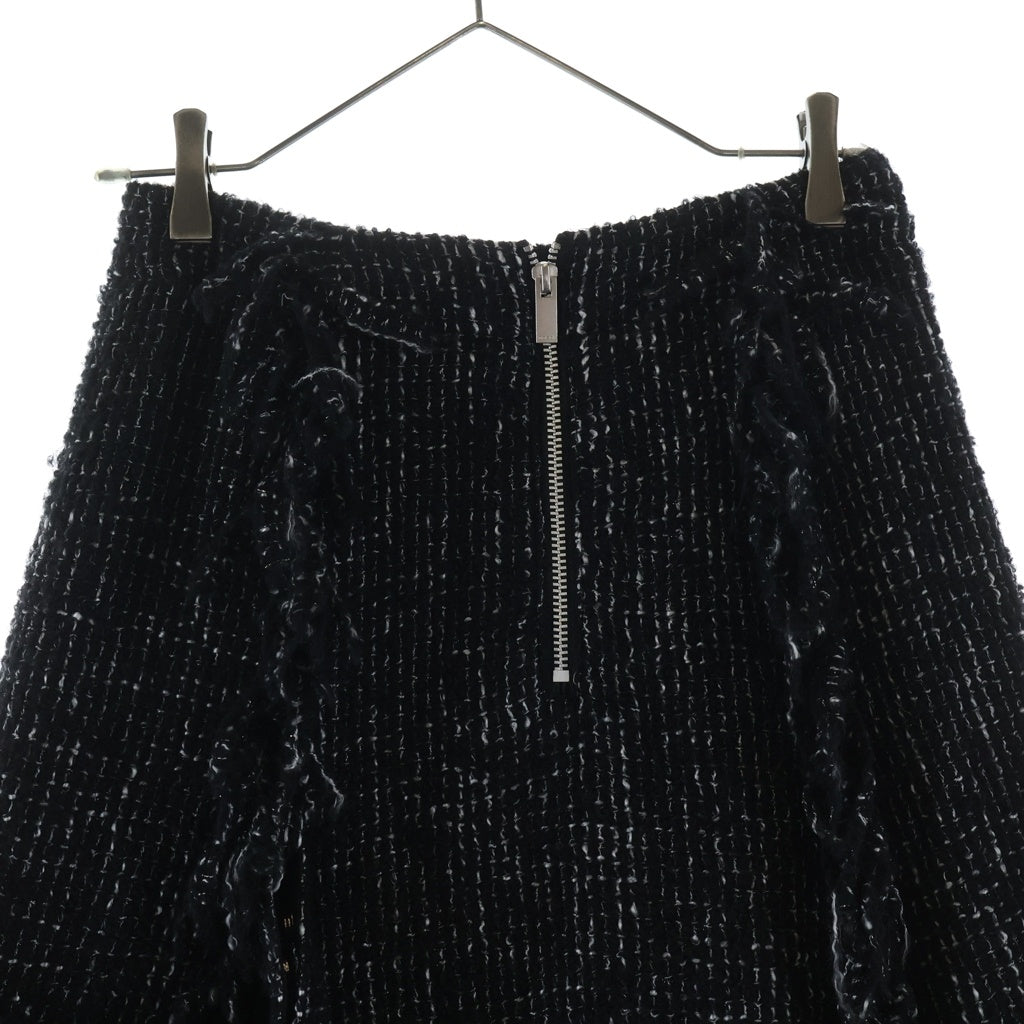 Sacai(サカイ) 23AW TWEED SKIRT ツウィード ロングスカート ブラック 23-07004 レディース