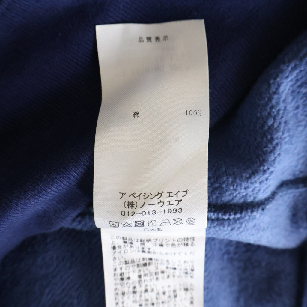 A BATHING APE(アベイシングエイプ) COLOR CAMO PULLOVER HOODIE カラー カモ プルオーバースウェットパーカー フーディー ブルー 001PPK801011M