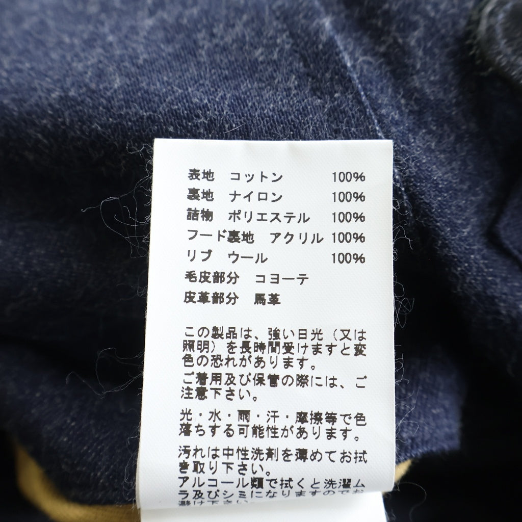 Buzz Rickson's(バズリクソンズ) Type DENIM N-3B BUZZ RICKSON UNIFORM COMPANY CIVILIAN MODEL デニム フライトジャケット シビリアンモデル インディゴ BR14637